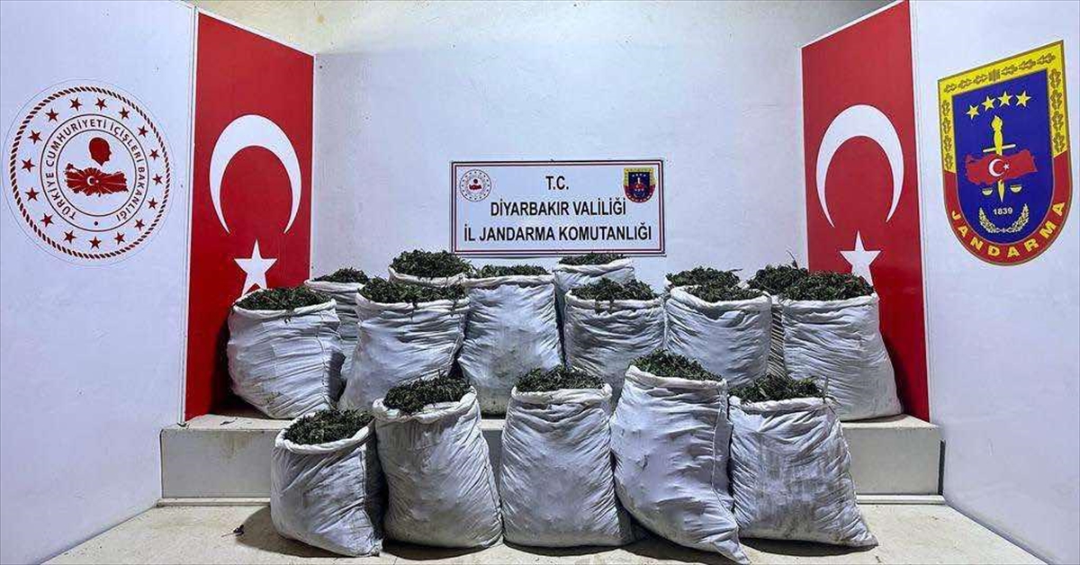 Diyarbakır'da 532 kilogram esrar ele geçirildi