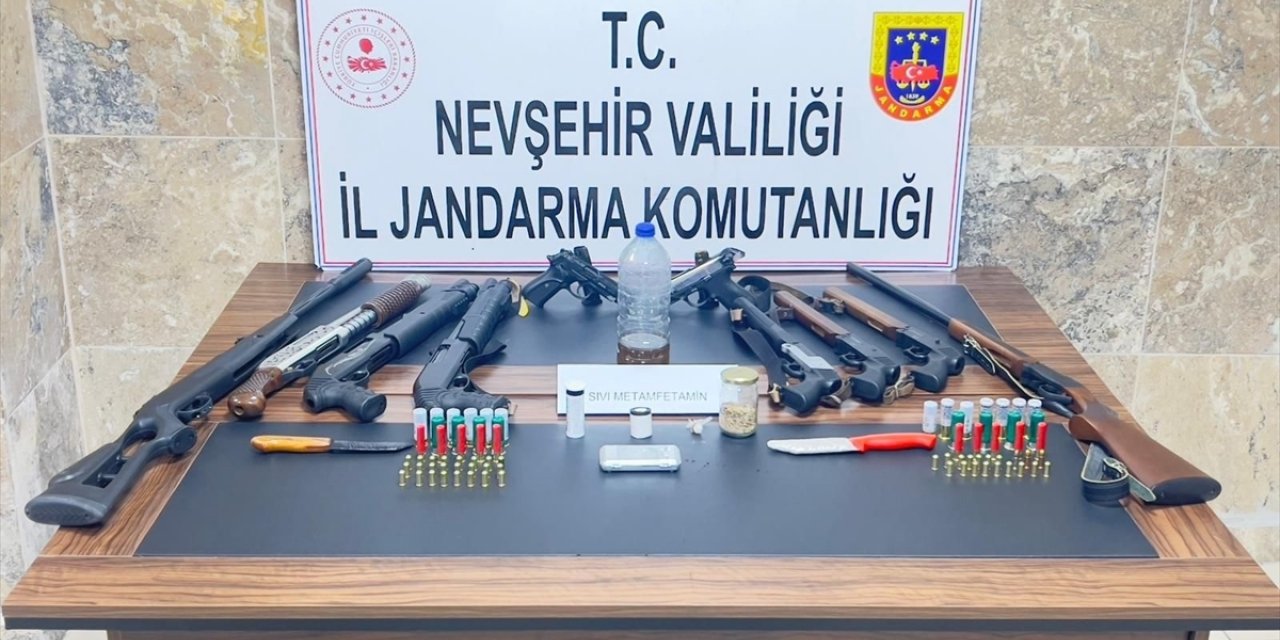 Nevşehir'de uyuşturucu ve ruhsatsız silah operasyonunda 1 zanlı tutuklandı