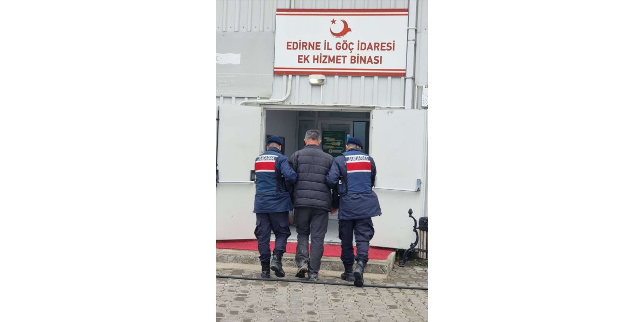 İnterpol'ün kırmızı bültenle aradığı yabancı uyruklu şüpheli Edirne'de yakalandı