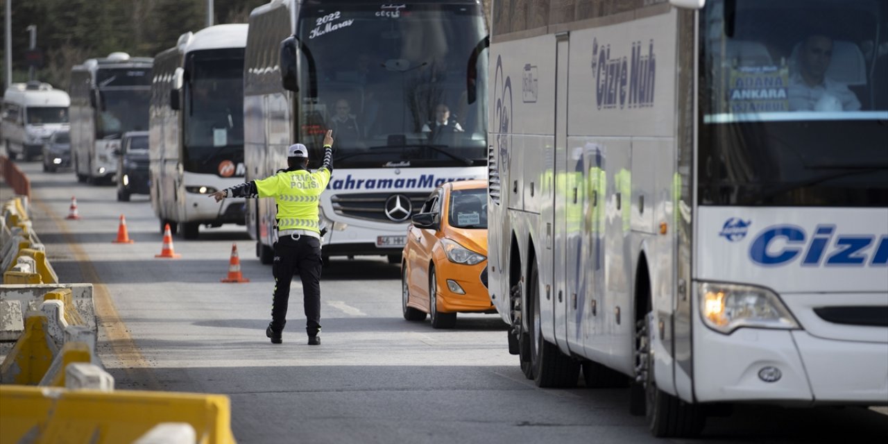 Ankara'da zorunlu kış lastiği denetimi yapıldı