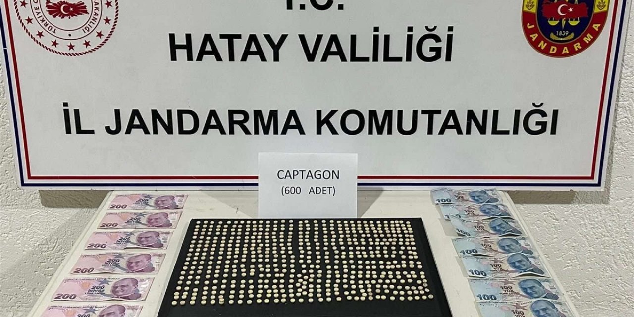 Hatay'da 600 uyuşturucu hap ele geçirildi