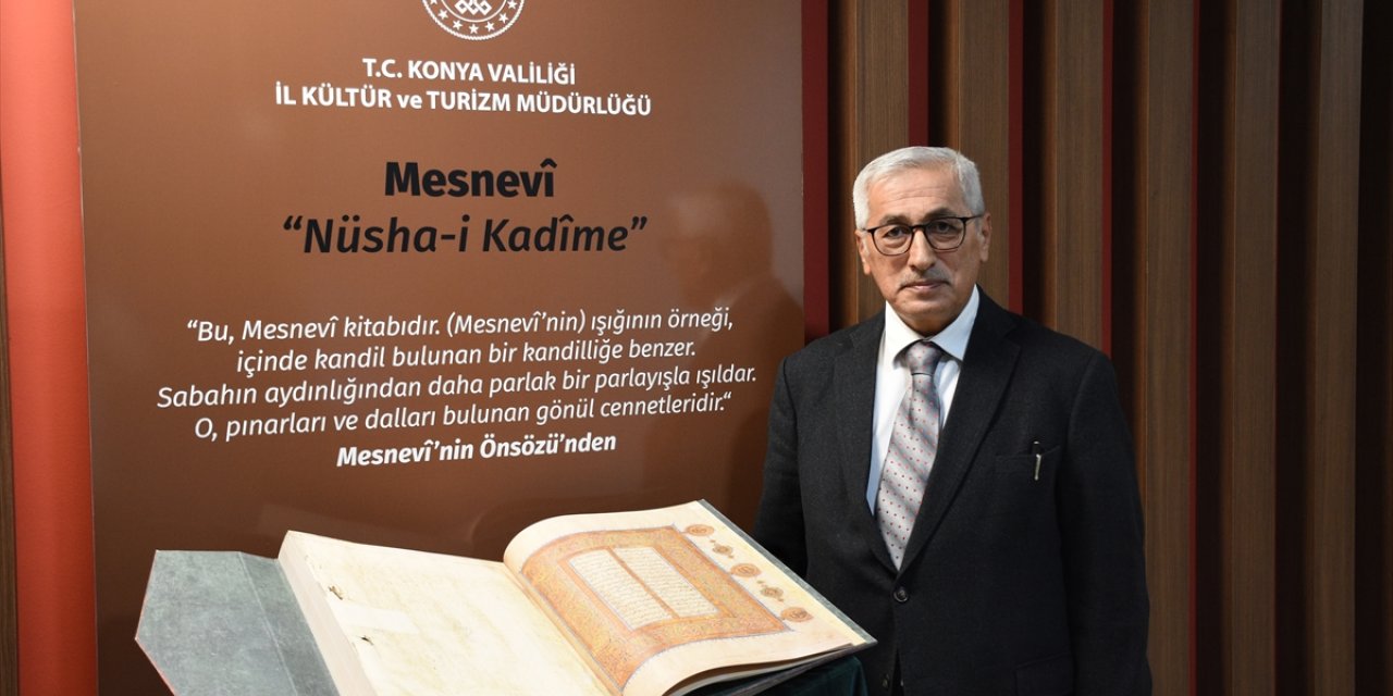 Mesnevi'nin tıpkıbasımı Vuslat'ın 750. yılında Mevlana dostlarıyla buluşuyor