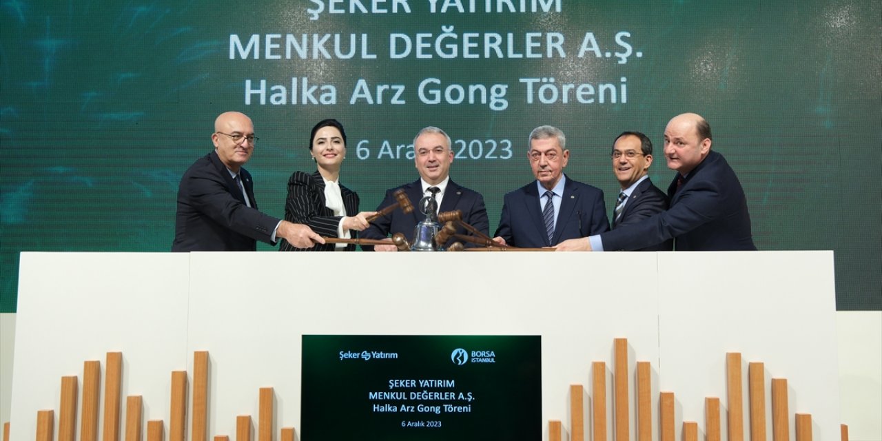 Borsa İstanbul’da gong Şeker Yatırım için çaldı