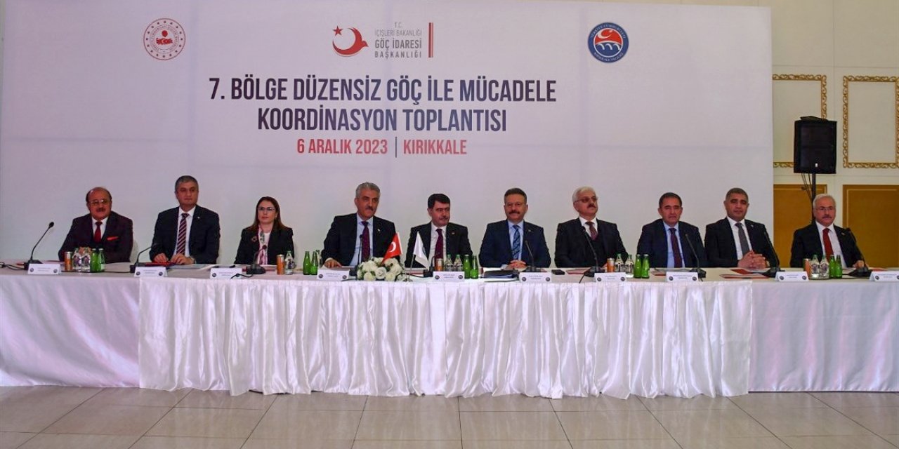 Kırıkkale'de Düzensiz Göçle Mücadele Koordinasyon Toplantısı yapıldı