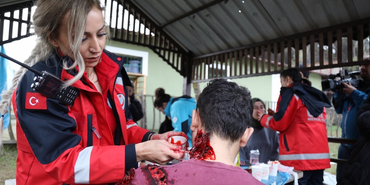 Samsun'da UMKE bölge tatbikatı yapıldı