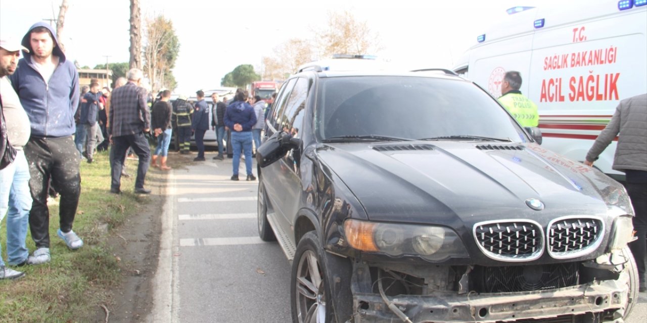 Samsun'daki trafik kazasında 3 kişi yaralandı