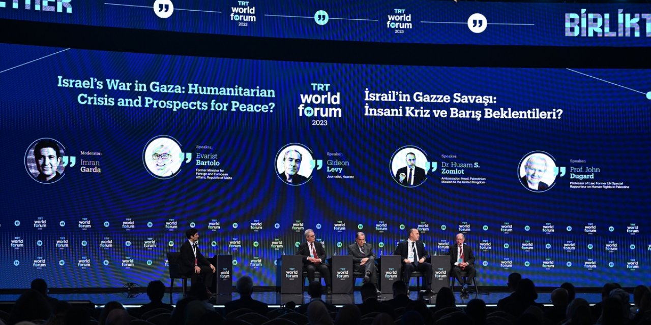 TRT World Forum'da "İsrail'in Gazze Savaşı: İnsani Kriz ve Barış Beklentileri" paneli düzenlendi