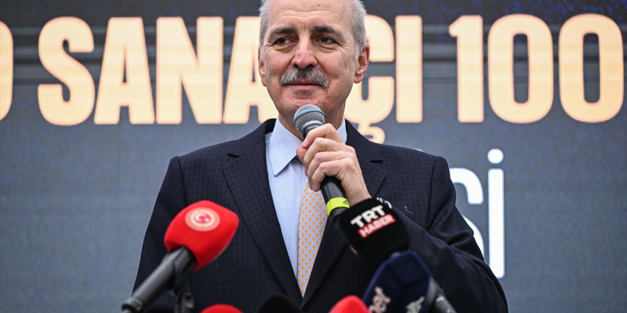 TBMM Başkanı Kurtulmuş, "100 Sanatçı 100 Eser" sergisinin açılışında konuştu: