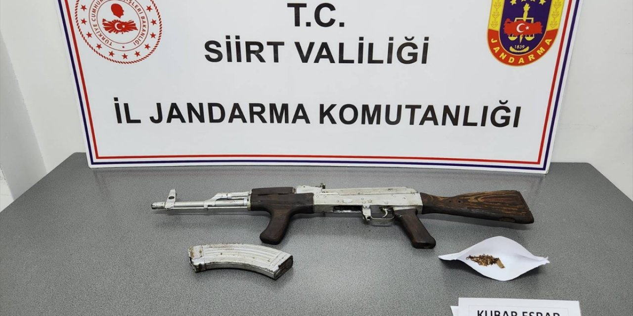 Siirt'te silah ve uyuşturucu ele geçirildi, 2 kişi gözaltına alındı