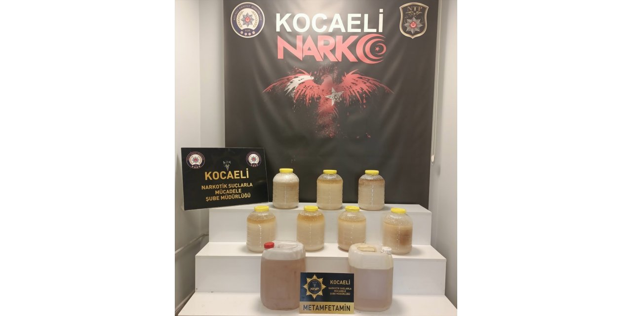 Kocaeli'de cipin yakıt deposunda 111,4 kilogram sentetik uyuşturucu ele geçirildi