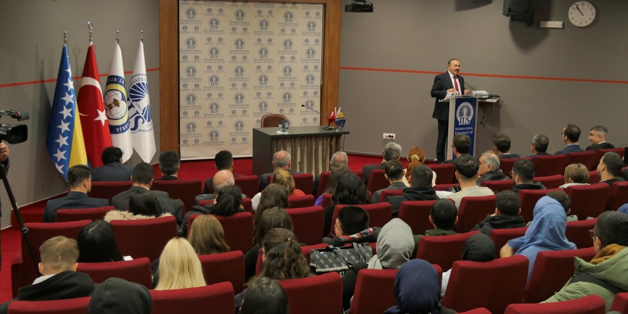 Uluslararası Saraybosna Üniversitesinde "Muvaffakiyetin Sırları" konferansı düzenlendi