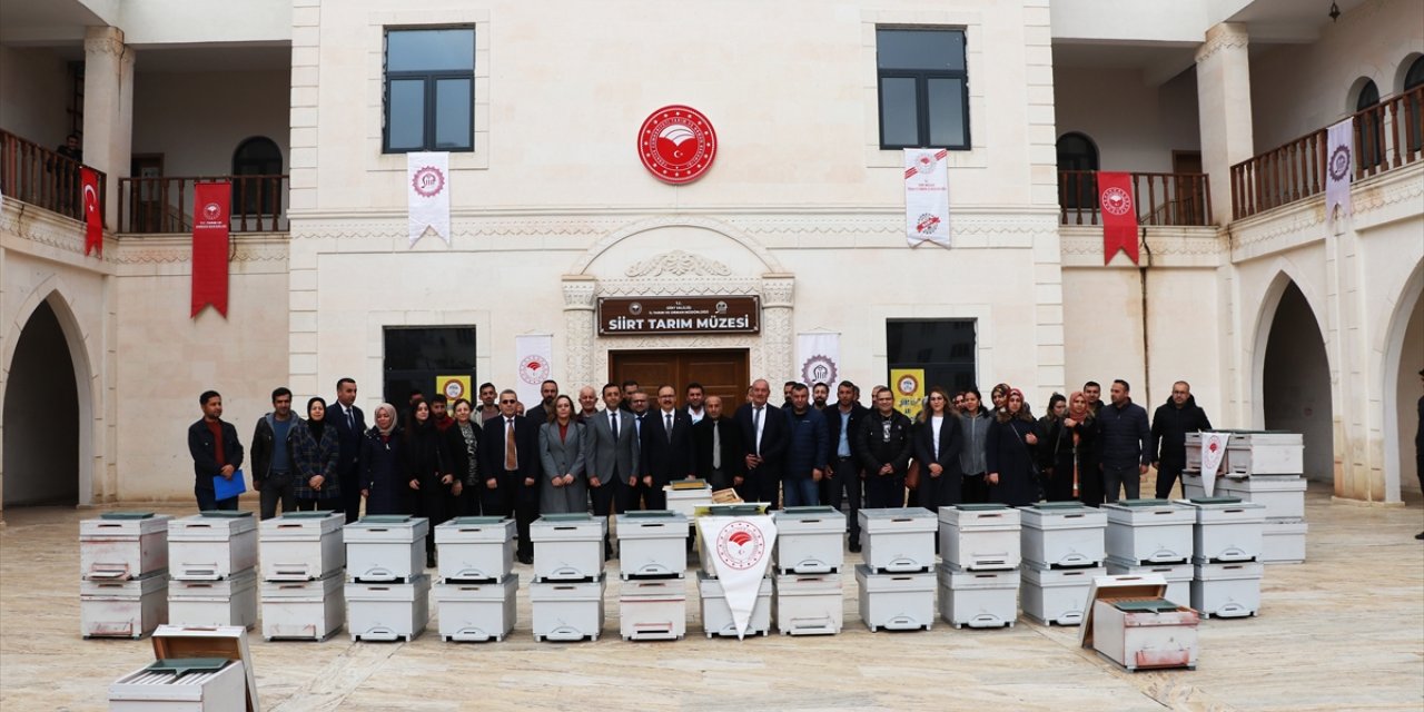 Siirt'te arıcılara yüzde 75 hibe ile kovan desteği sağlandı