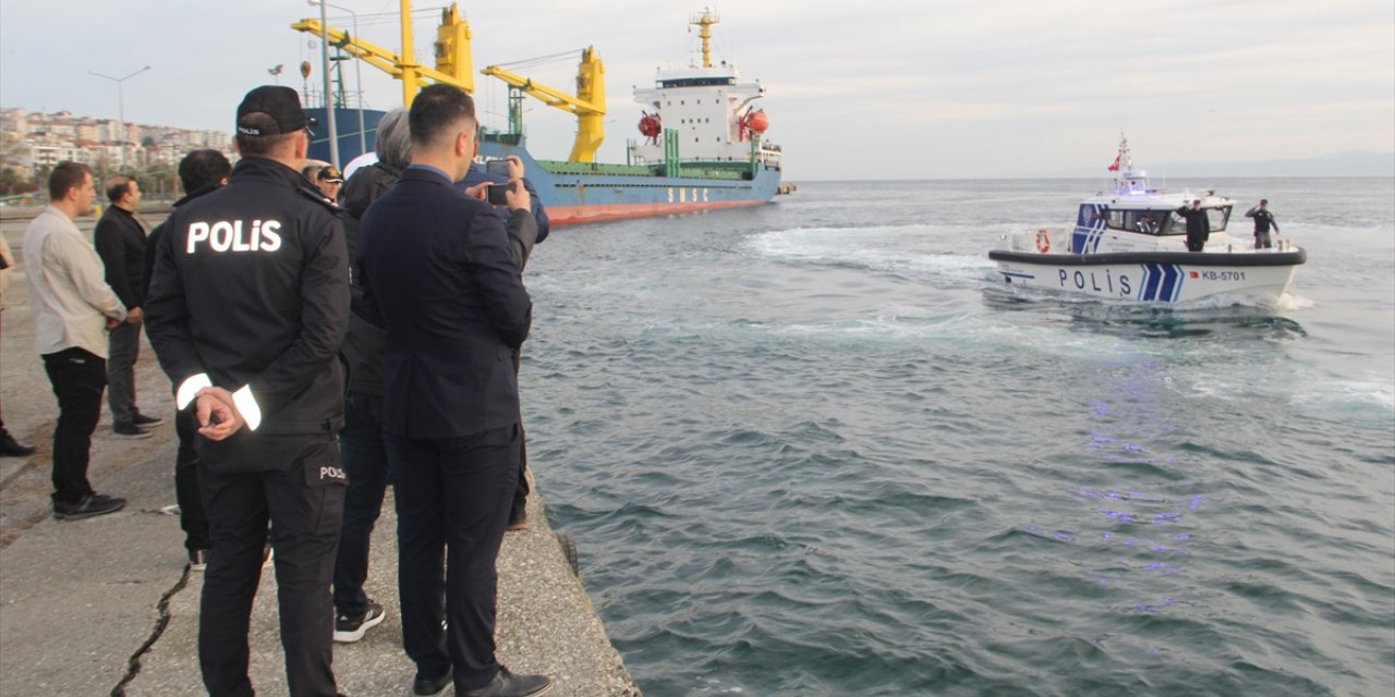 Sinop’ta şehit polis memurunun adının verildiği kontrol botu hizmete alındı