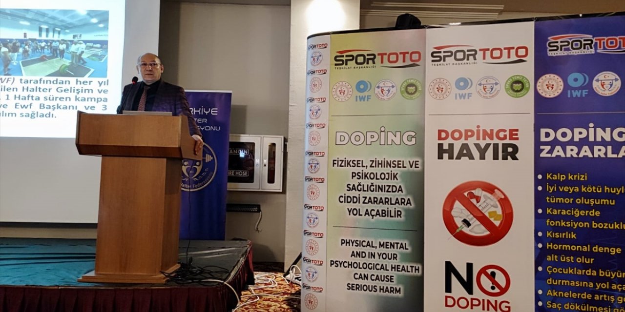 Halterde antrenör vize gelişim ve doping semineri Antalya'da yapıldı