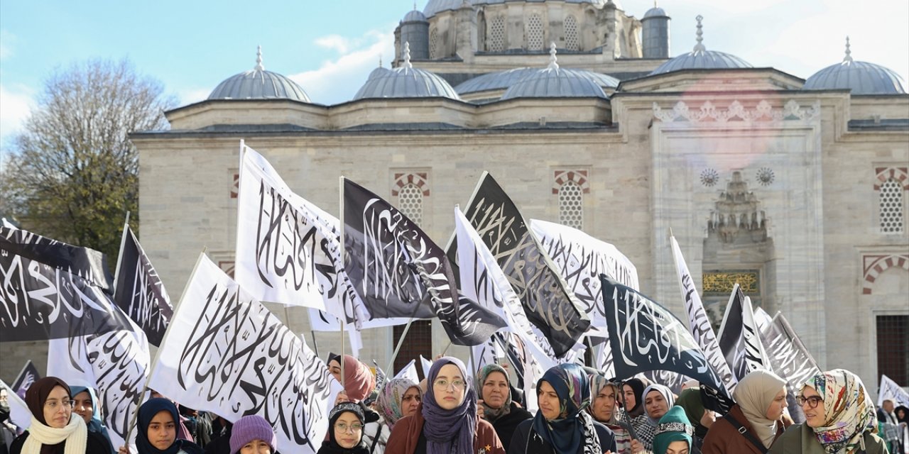 İstanbul'da "Büyük Filistin Yürüyüşü"