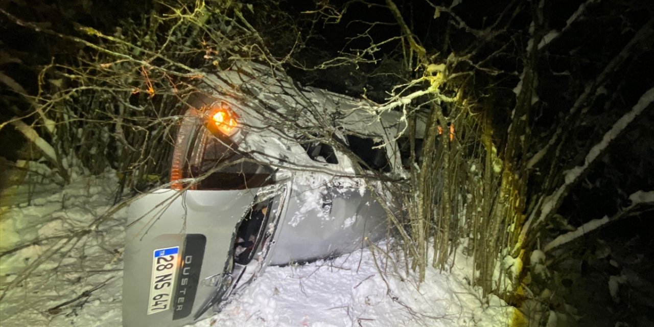 Giresun'daki trafik kazasında 1 kişi yaşamını yitirdi