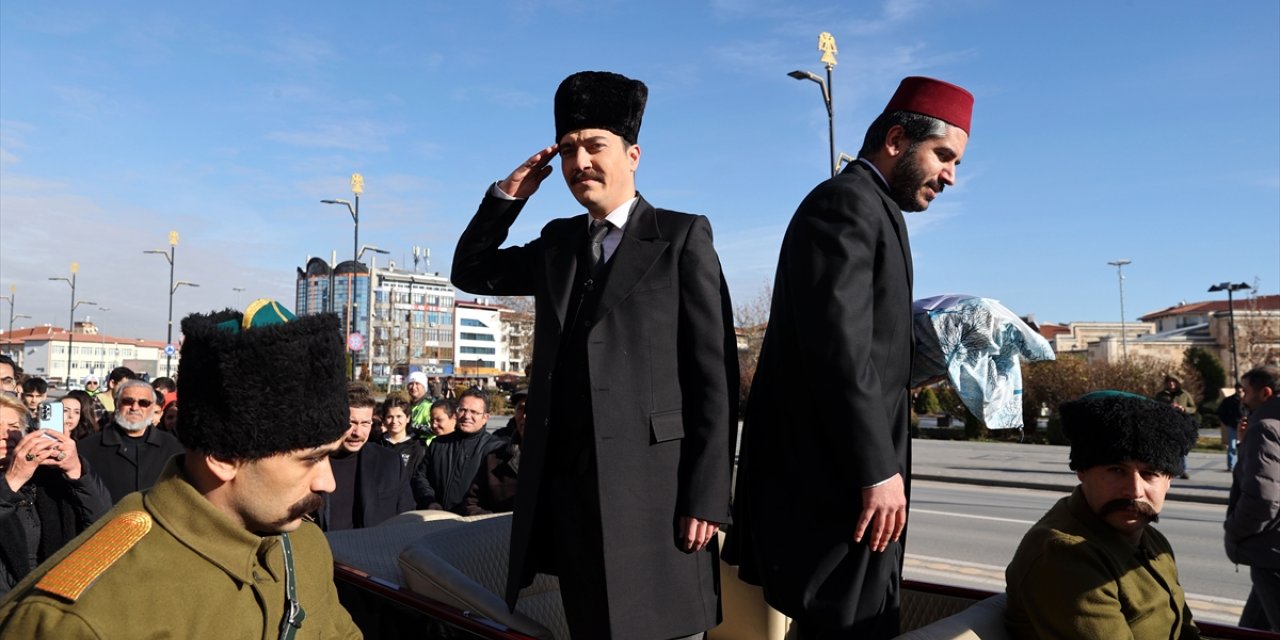 Büyük Önder Atatürk'ün Sivas'tan ayrılışının 104. yılı dolayısıyla kentte tören düzenlendi