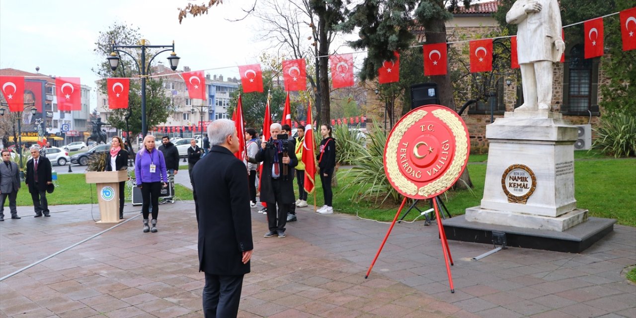 "Vatan Şairi" Namık Kemal Tekirdağ'da anıldı