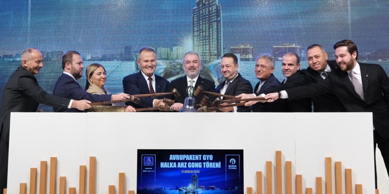 Borsa İstanbul'da gong Avrupakent GYO için çaldı