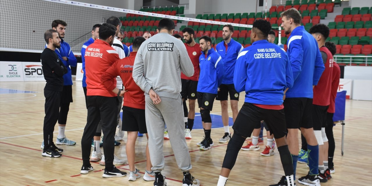 Cizre Belediyespor, Bigadiç Belediyespor maçı hazırlıklarını sürdürdü