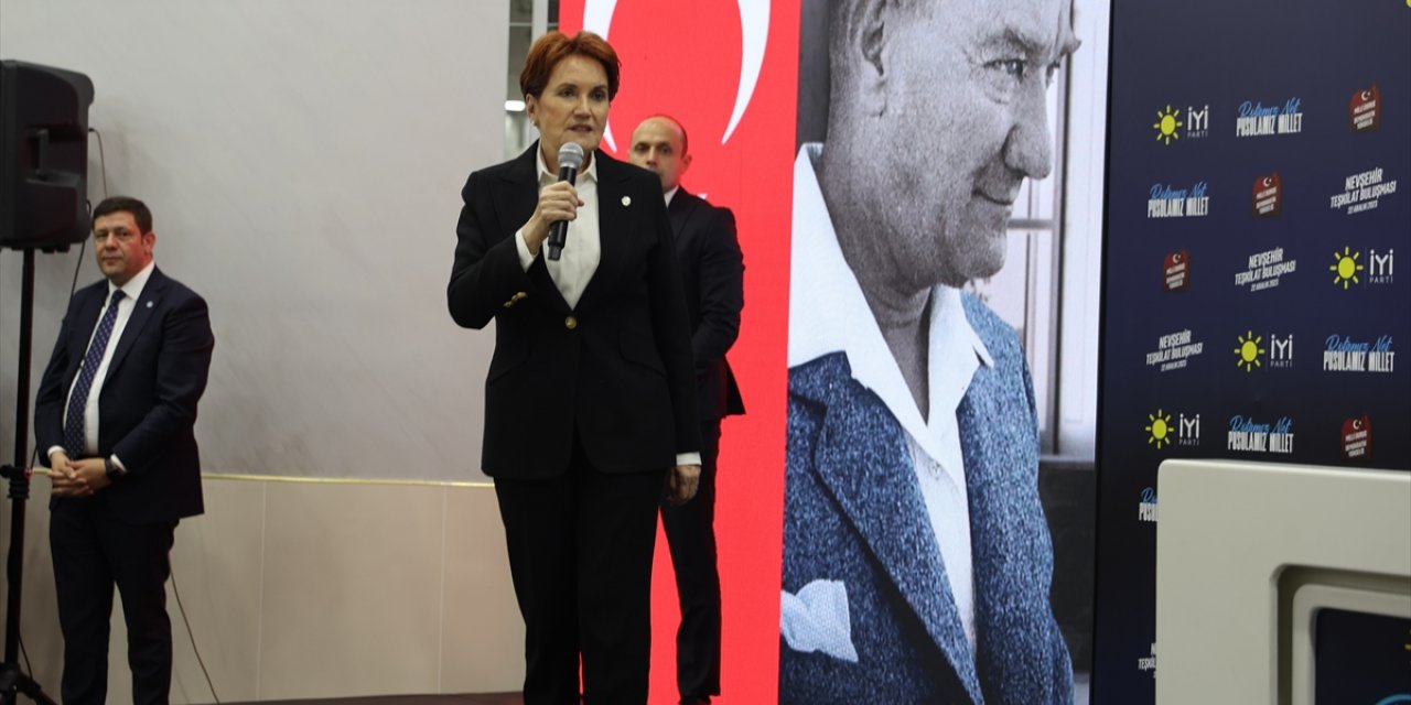 İYİ Parti Genel Başkanı Akşener, Nevşehir'de partililerle buluştu: