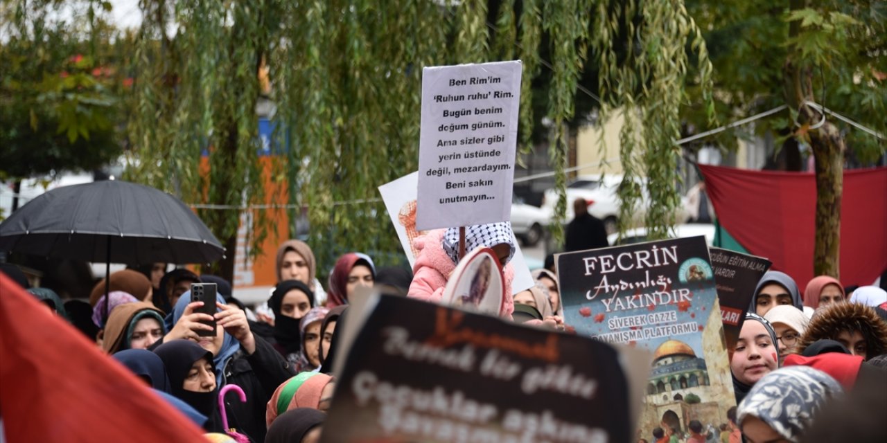 Şanlıurfa'da İsrail'in saldırılarında ölen çocuklara dikkati çekmek için etkinlik düzenlendi