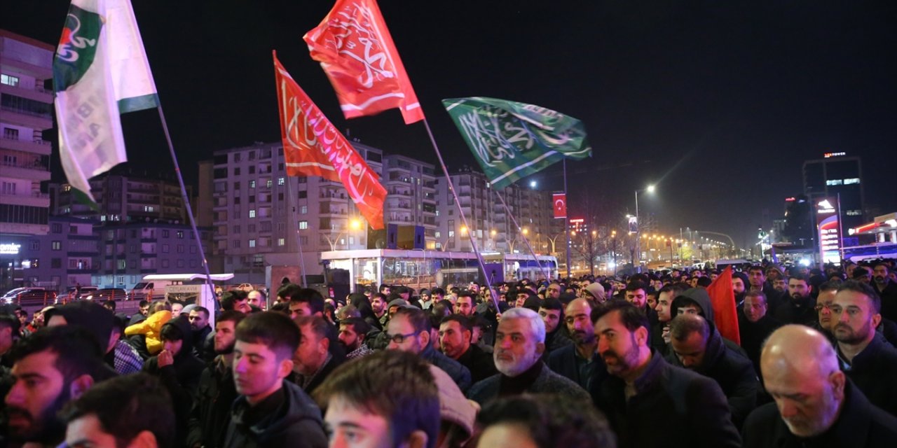 Diyarbakır'da İsrail'in Gazze'ye saldırıları protesto edildi