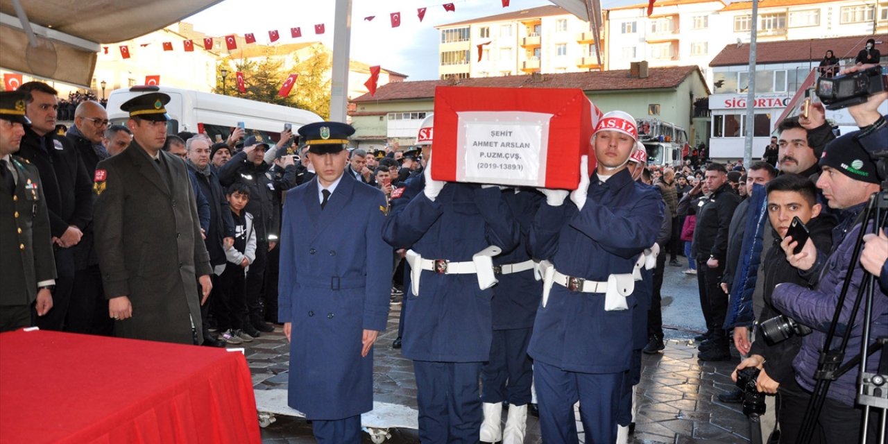 Şehit Piyade Uzman Çavuş Ahmet Arslan, Yozgat'ta son yolculuğuna uğurlandı