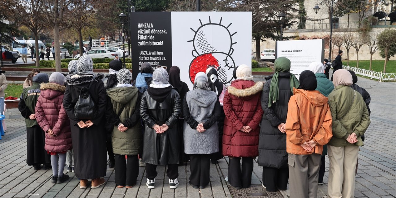 İstanbul'da Filistin'e destek eylemi düzenlendi