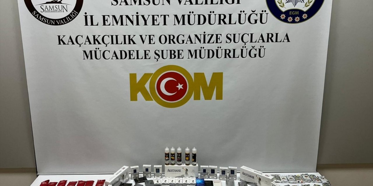 Samsun'da tütün ve sigara kaçakçılığı operasyonunda bir zanlı yakalandı