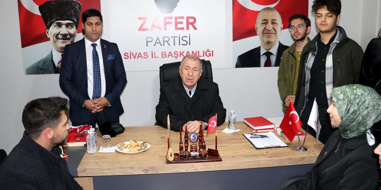 Zafer Partisi Genel Başkanı Özdağ, Sivas’ta ziyaretlerde bulundu