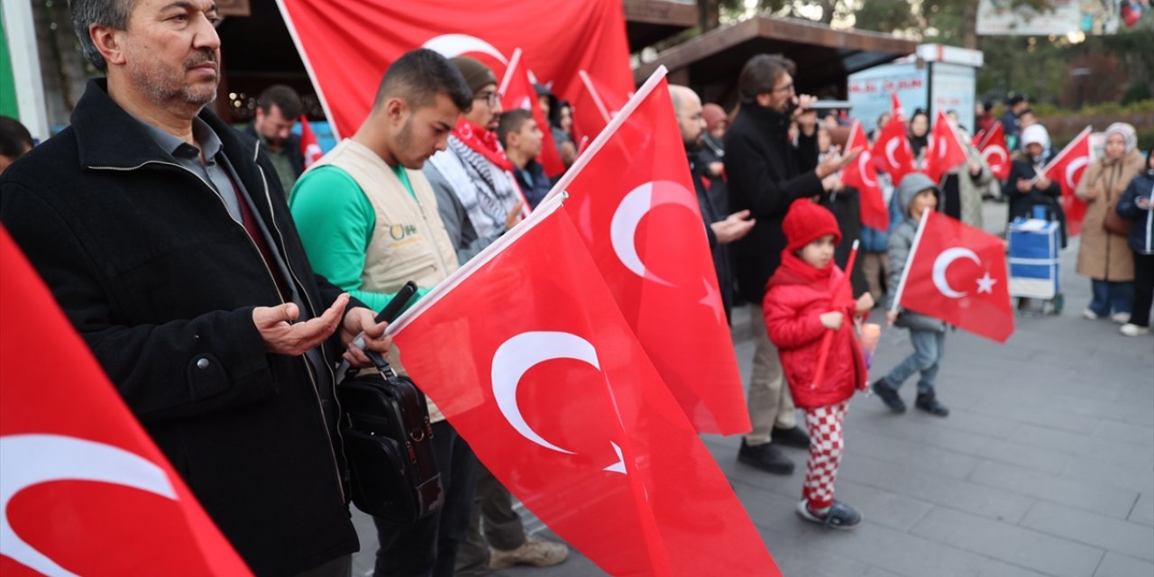 Nevşehir'de terör örgütü PKK'ya tepki