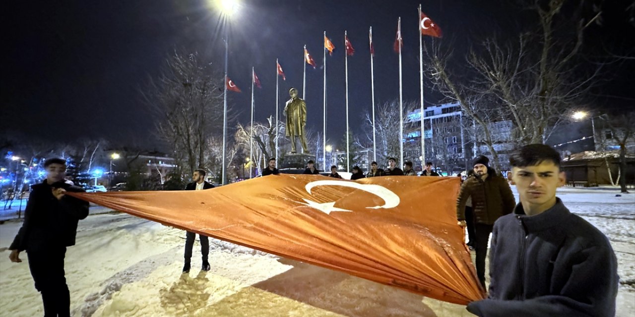 Ardahan'da terör örgütü PKK'ya tepki