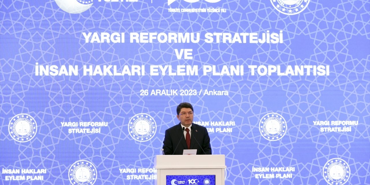 Adalet Bakanı Tunç, Yargı Reformu Strateji ve İnsan Hakları Eylem Planı Toplantısı'nda konuştu: