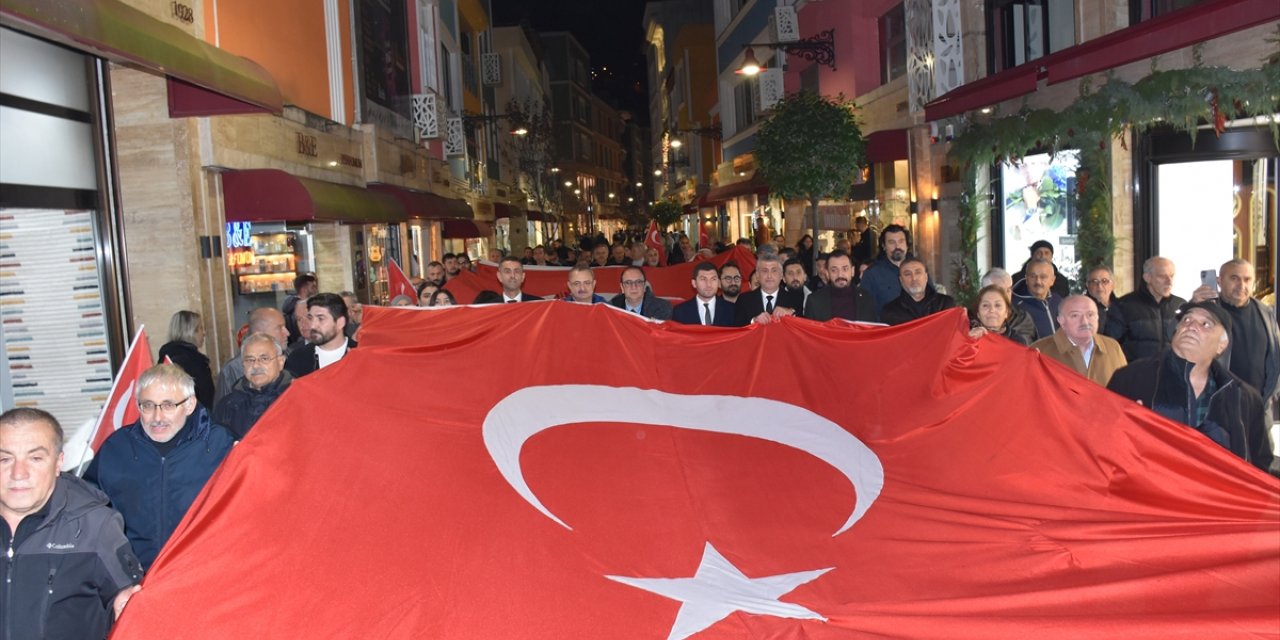 Ordu'da şehit askerleri anma yürüyüşü düzenlendi