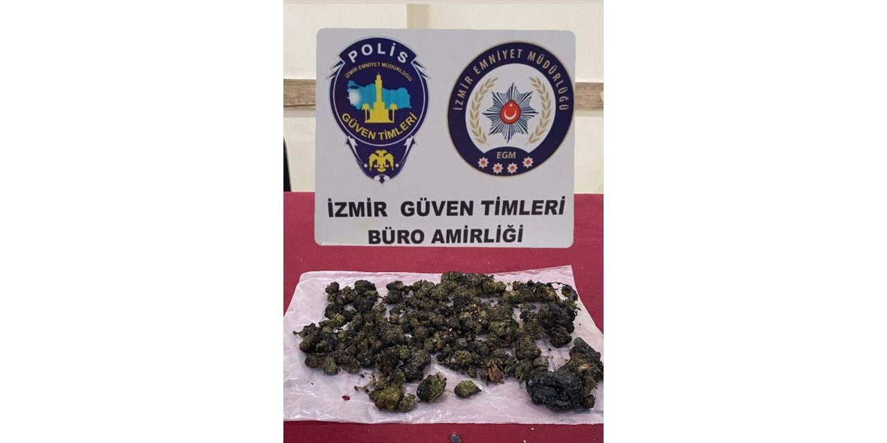 İzmir'deki operasyonda, sobaya uyuşturucu madde atıldı, bir kişi gözaltına alındı