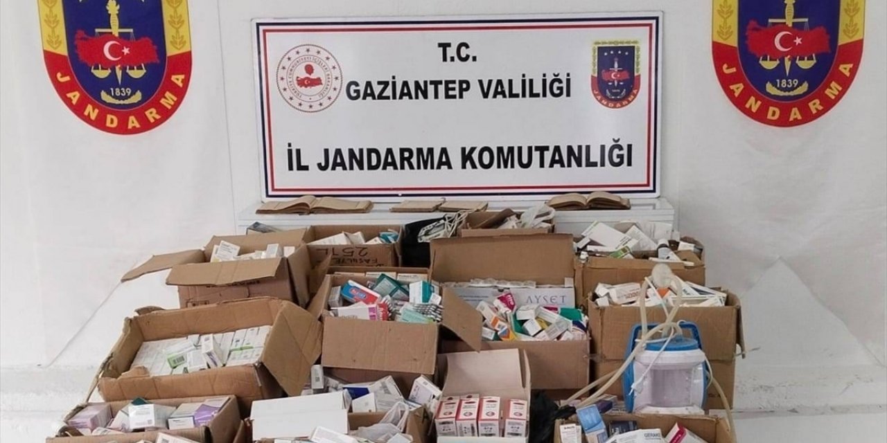 Gaziantep'te kaçak 6 bin 850 ilaç ve tıbbi malzeme ele geçirildi