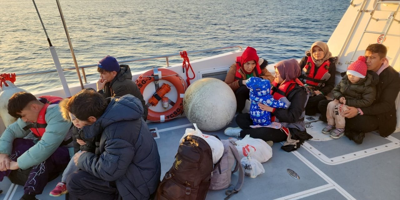 Bodrum açıklarında 32 düzensiz göçmen yakalandı