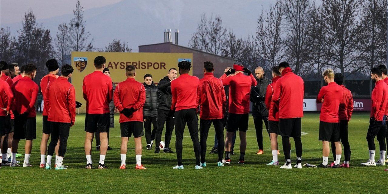 Kayserispor, Sivasspor maçı hazırlıklarını sürdürdü