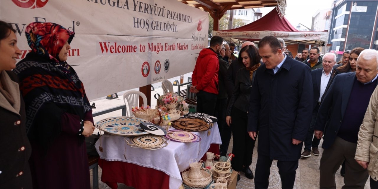 Muğla'da Slow Food pazarı kuruldu