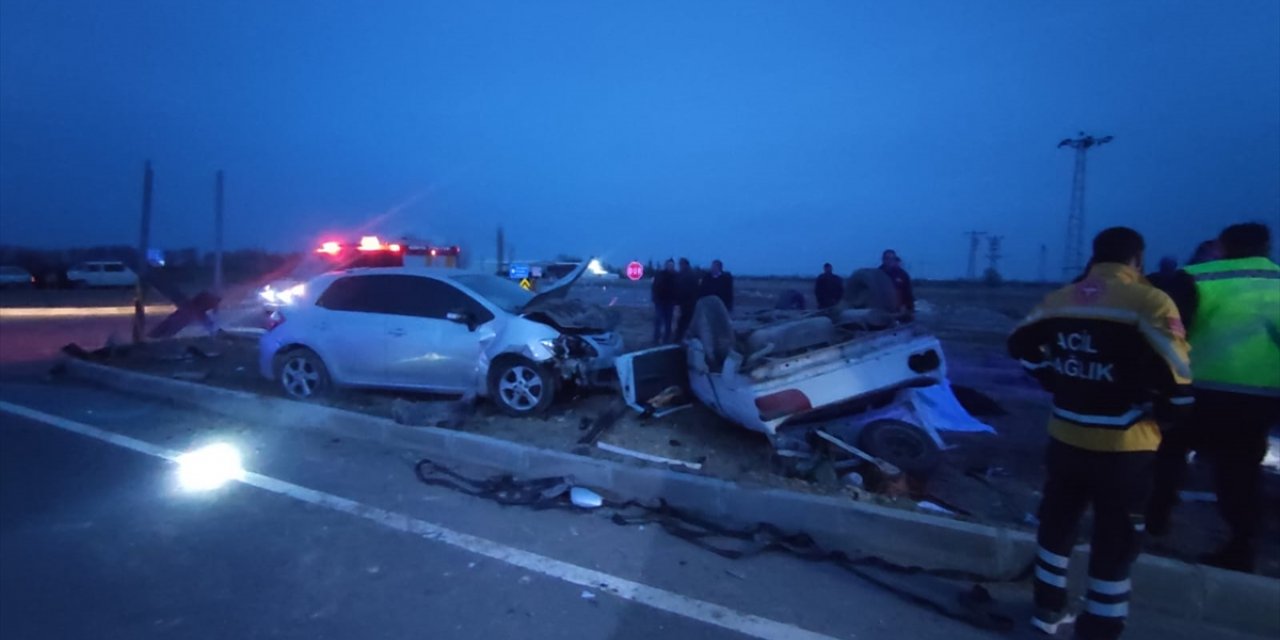 Konya'daki trafik kazasında 1 kişi öldü, 1 kişi yaralandı