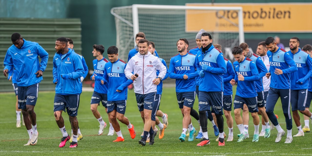 Trabzonspor, MKE Ankaragücü maçının hazırlıklarını sürdürdü