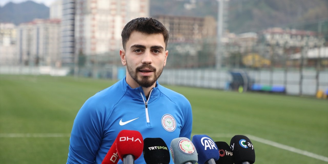 Çaykur Rizesporlu Muhammet Taha Şahin, Hatayspor maçından umutlu: