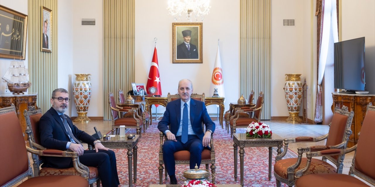 TBMM Başkanı Kurtulmuş, TİHEK Başkanı Kılıç'ı kabul etti