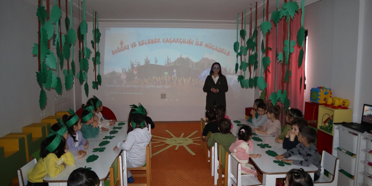 Iğdır'da anaokulu ve kreş öğrencilerine doğa koruma eğitimleri veriliyor