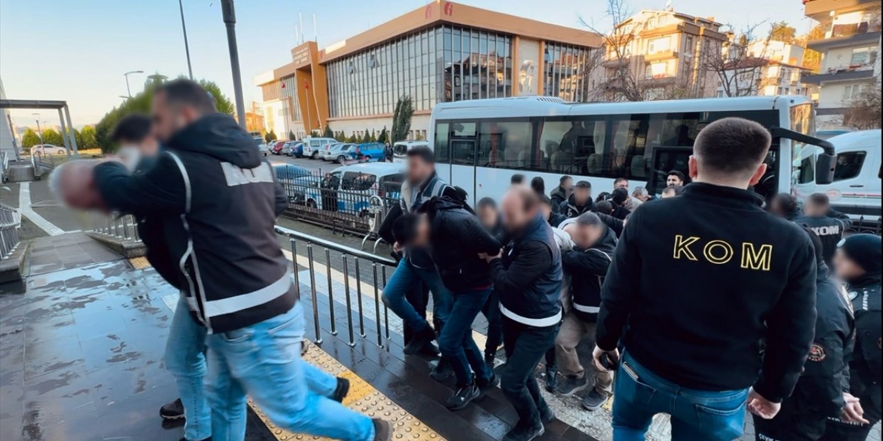 Zonguldak merkezli suç örgütü operasyonunda 8 şüpheli tutuklandı