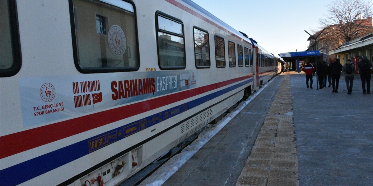 Sarıkamış Ekspresi Erzurum'a ulaştı