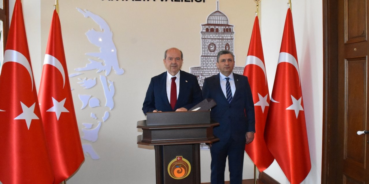 KKTC Cumhurbaşkanı Ersin Tatar, Antalya Valiliğini ziyaret etti: