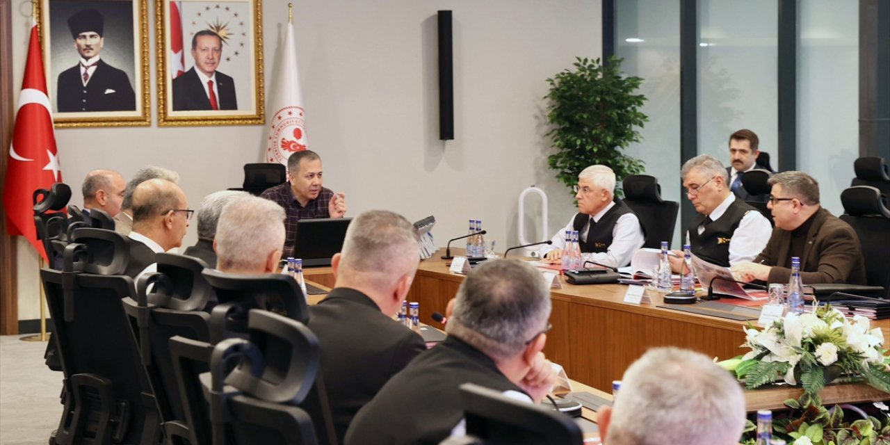 İçişleri Bakanlığı Güvenlik ve İstihbarat Toplantısı gerçekleştirildi