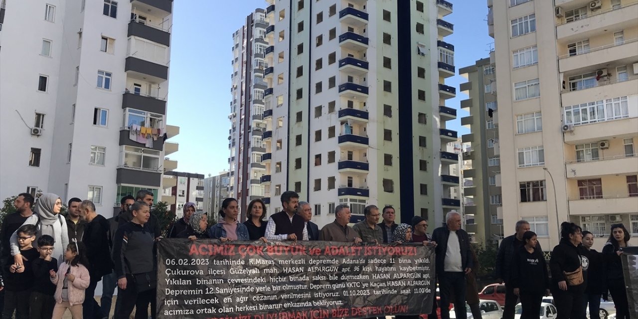 Adana'da Alpargün Apartmanı'nda yakınlarını kaybedenler bir araya geldi